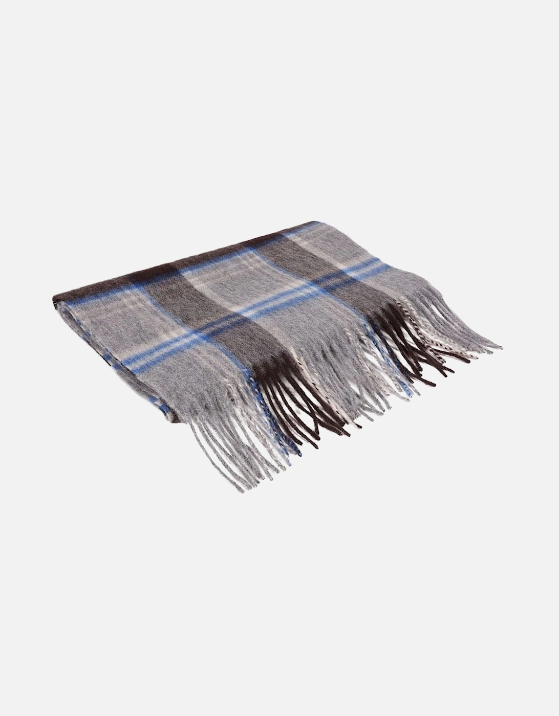 Pure Lambswool Checked Scarf