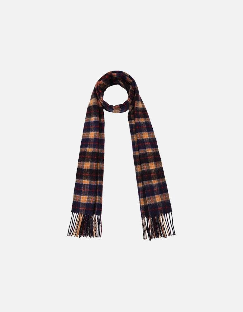 Pure Lambswool Checked Scarf