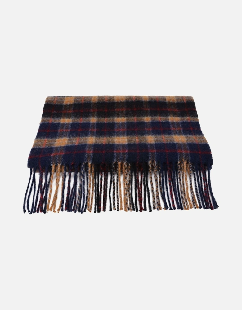 Pure Lambswool Checked Scarf