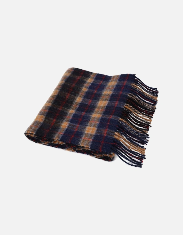 Pure Lambswool Checked Scarf