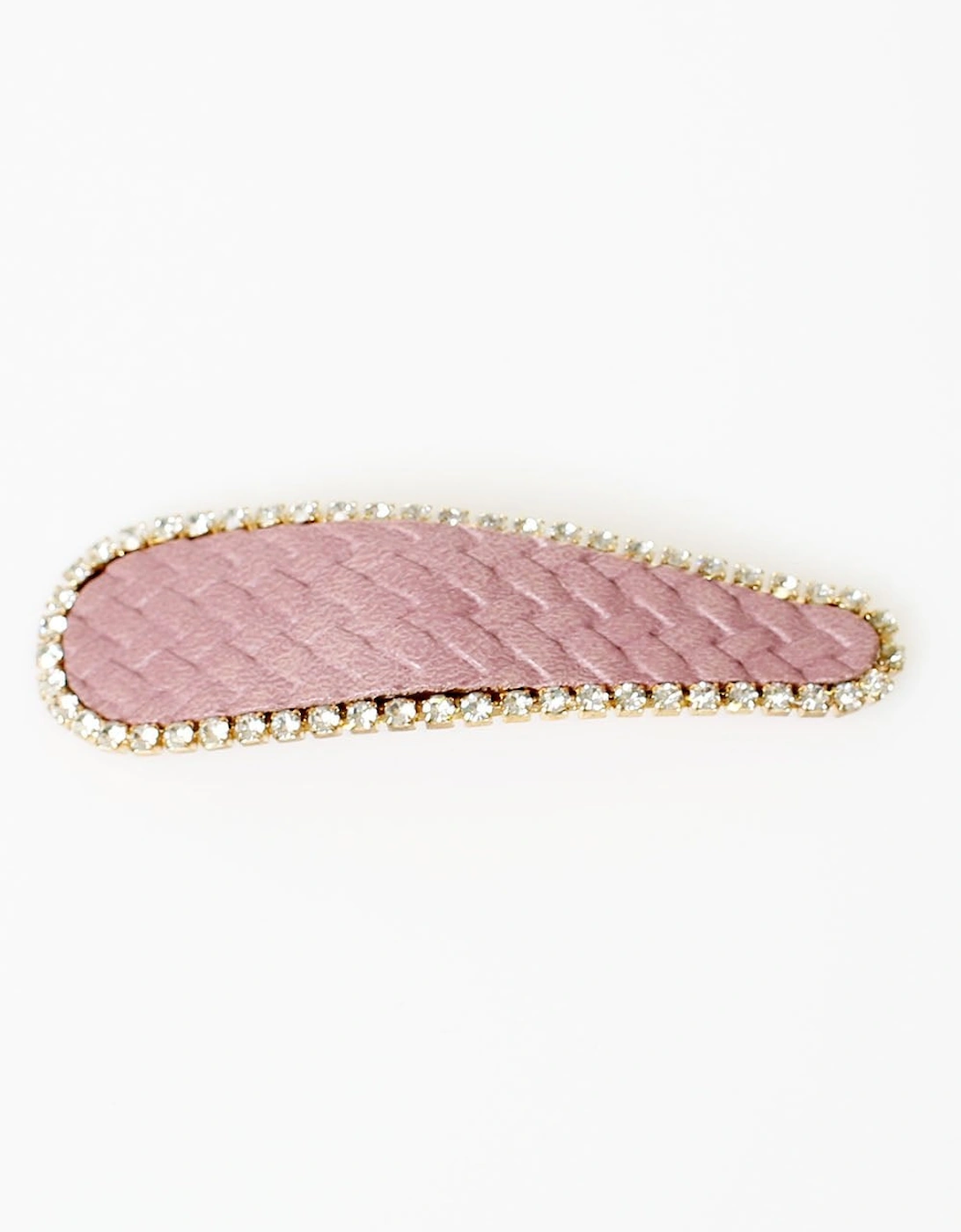 Faux Leather Woven Hair Clip, 3 of 2