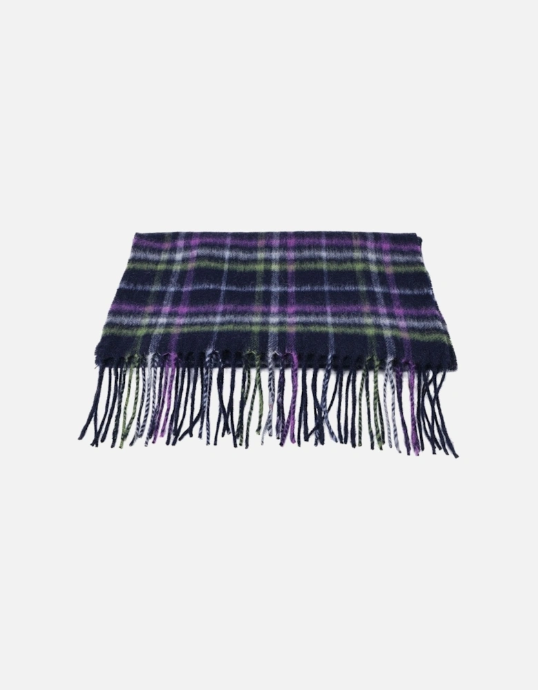 Pure Lambswool Checked Scarf