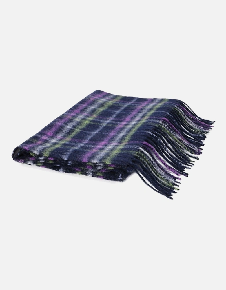 Pure Lambswool Checked Scarf