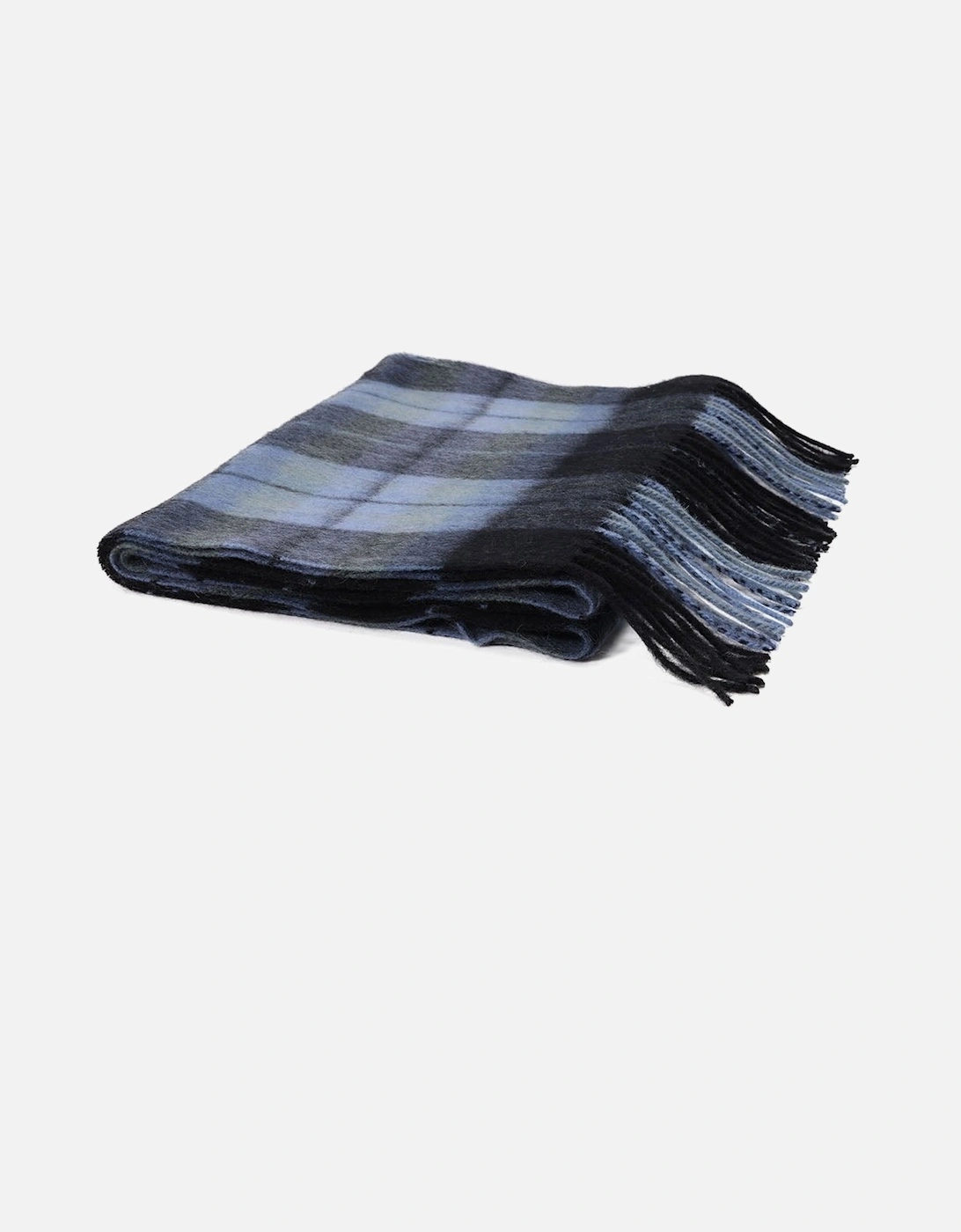 Pure Lambswool Checked Scarf