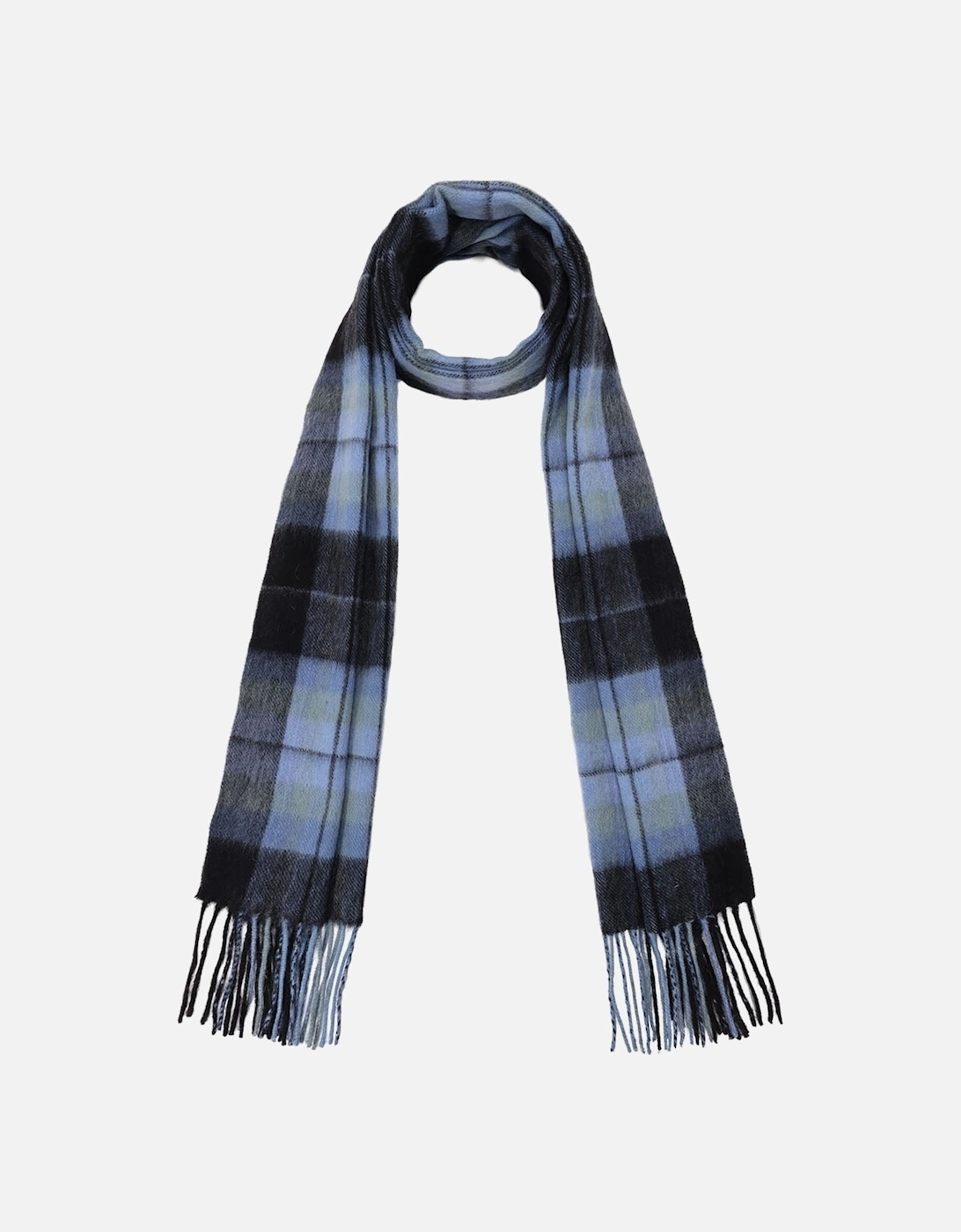 Pure Lambswool Checked Scarf