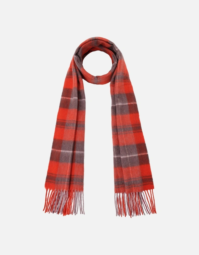 Pure Lambswool Checked Scarf