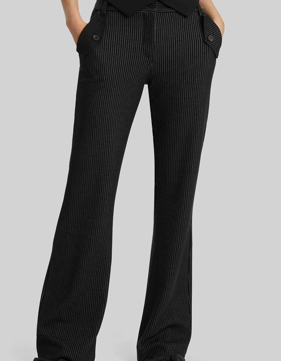Pin Stripe Tailored Trousers, 6 of 5