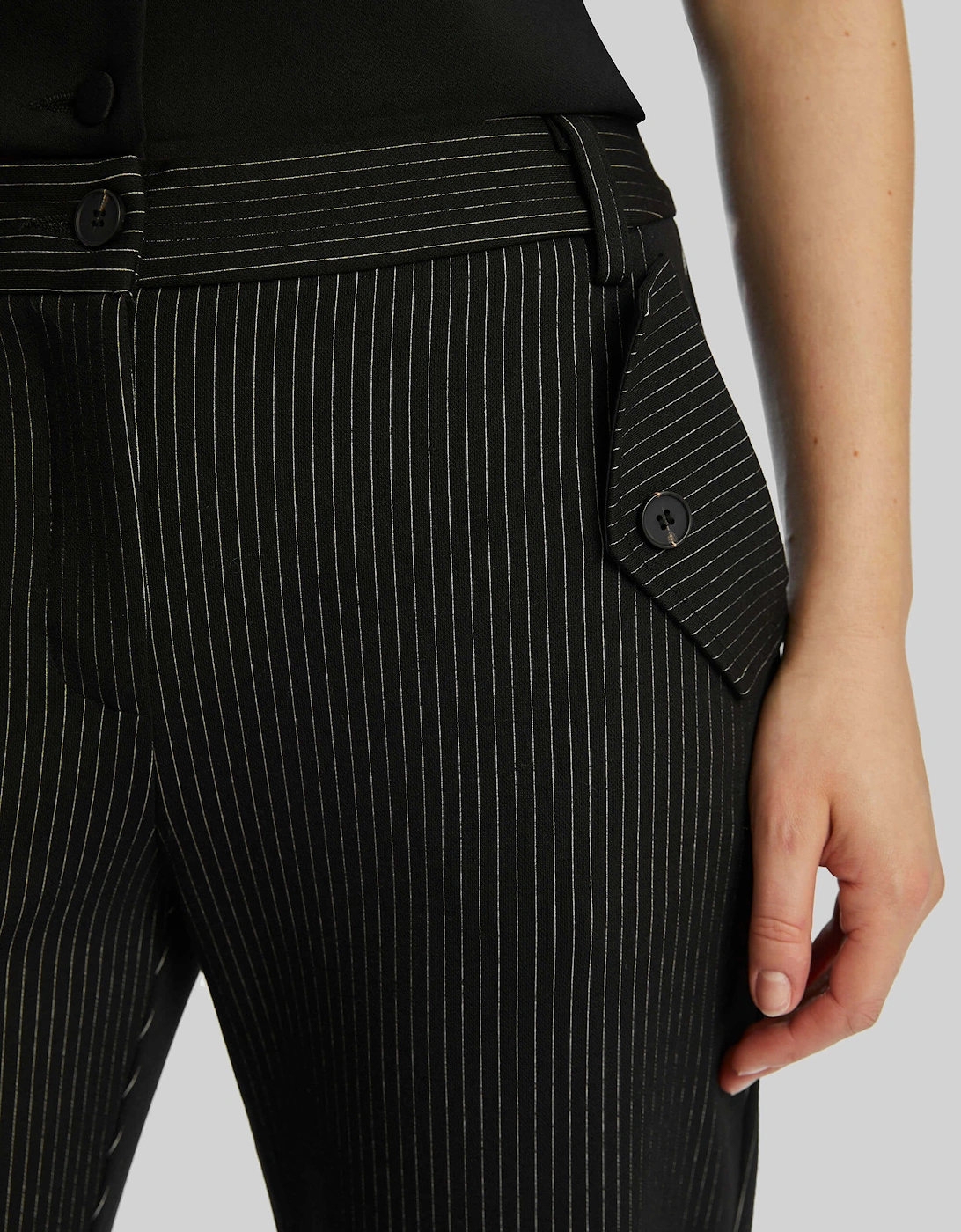 Pin Stripe Tailored Trousers