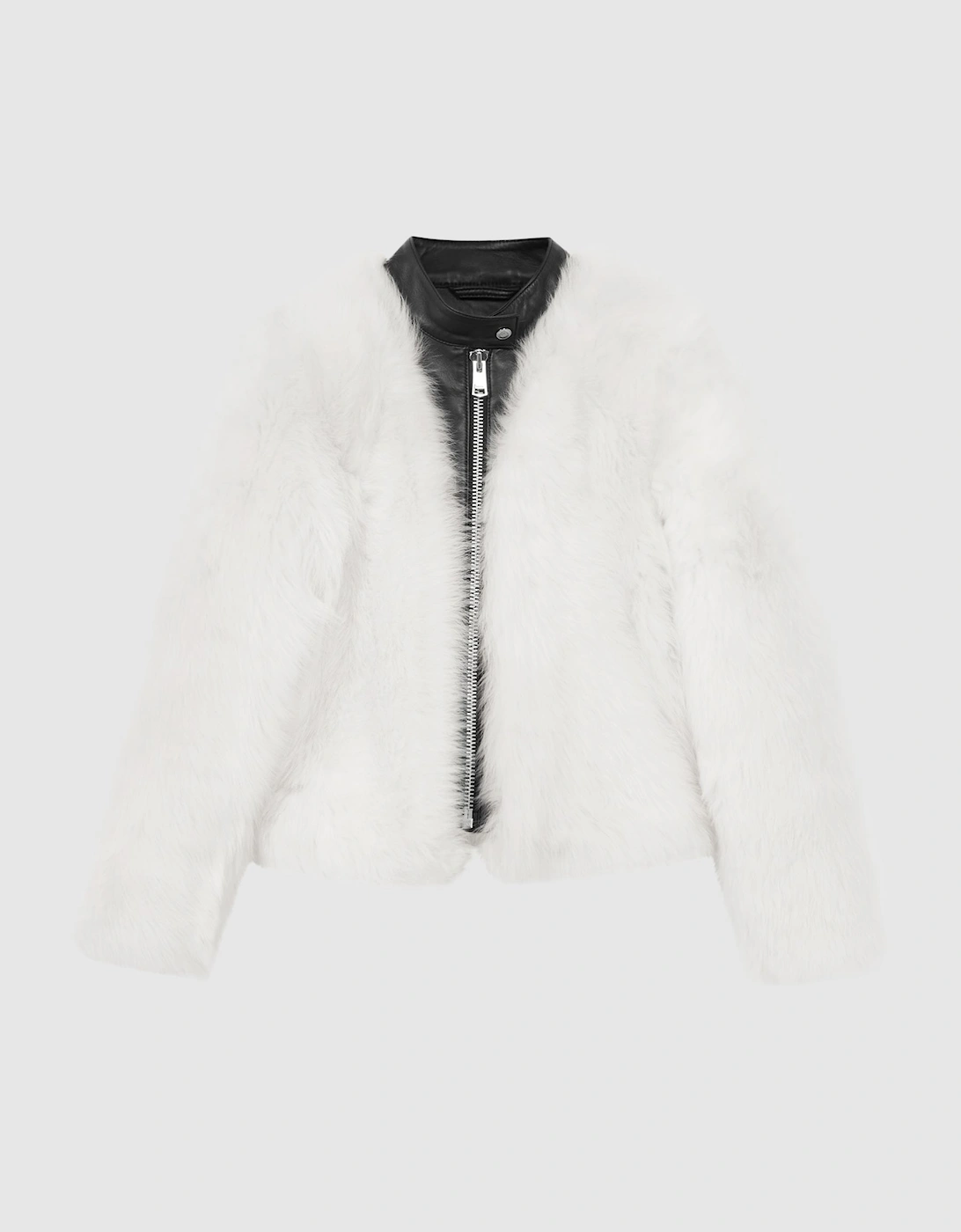 Atelier Leather-Shearling Zip-Through Jacket, 2 of 1