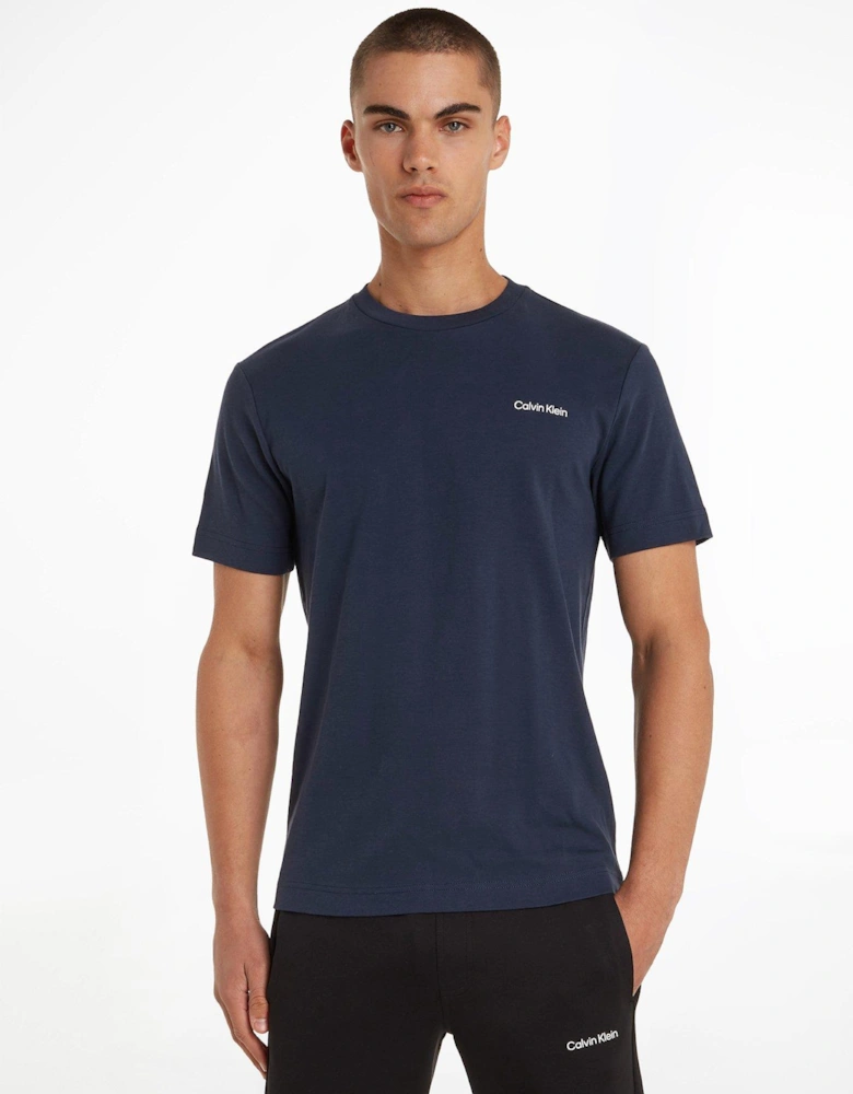 Micro Logo Interlock T-Shirt - Navy