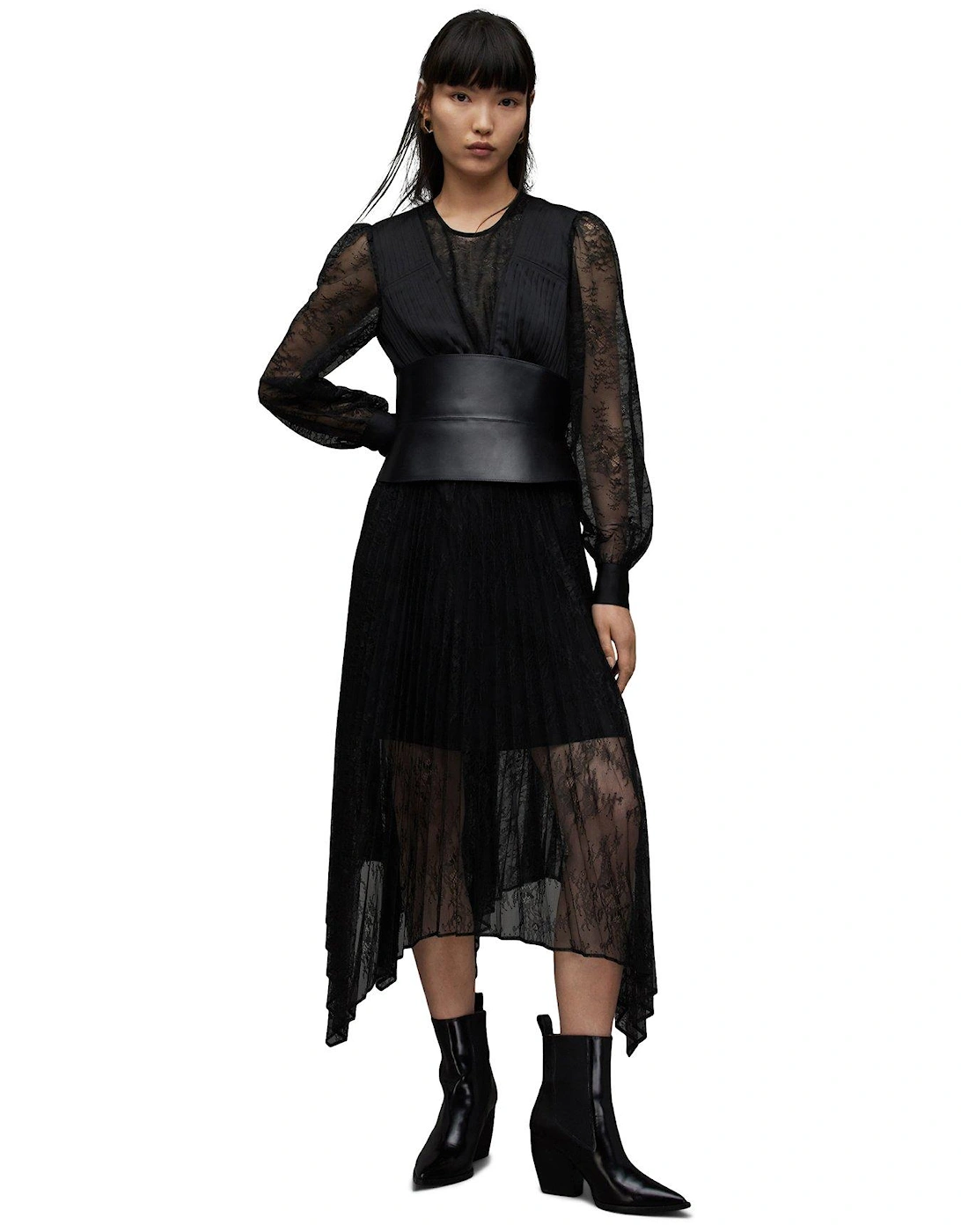 Norah Lace Dress - Black, 3 of 2