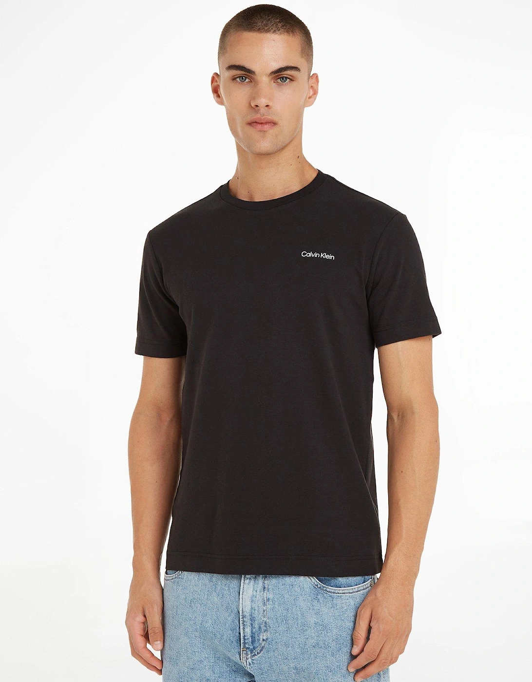 Micro Logo Interlock T-Shirt - Black, 3 of 2