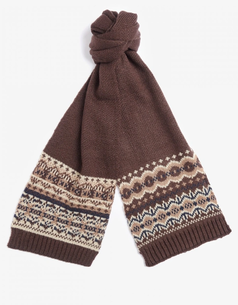 Mens Fairisle Beanie & Scarf Gift Set