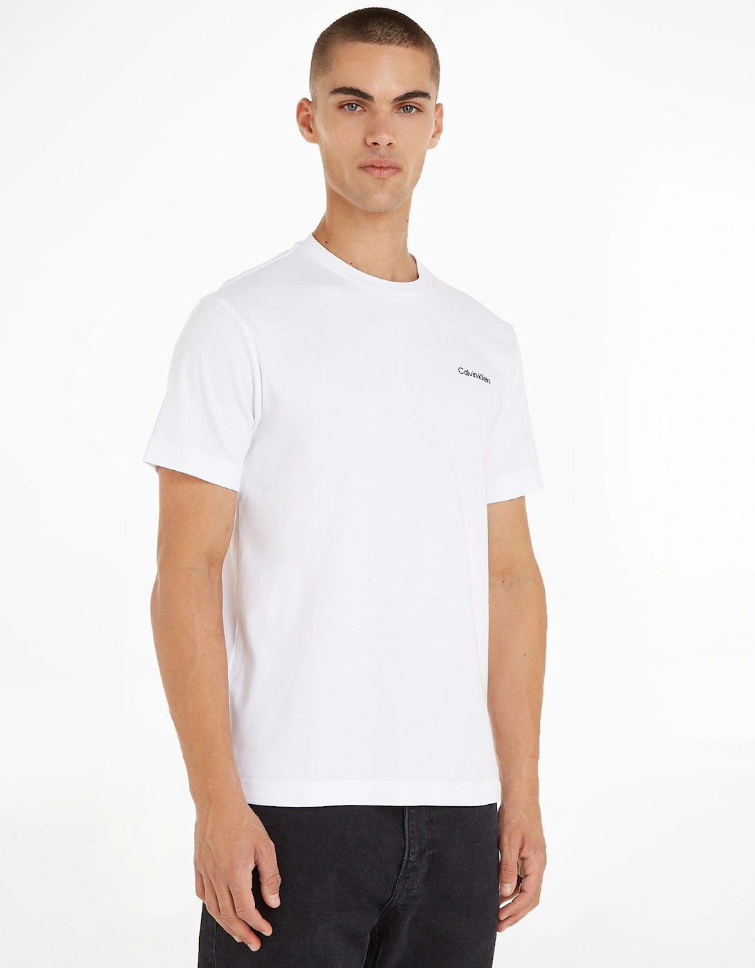 Micro Logo Interlock T-Shirt - White, 2 of 1