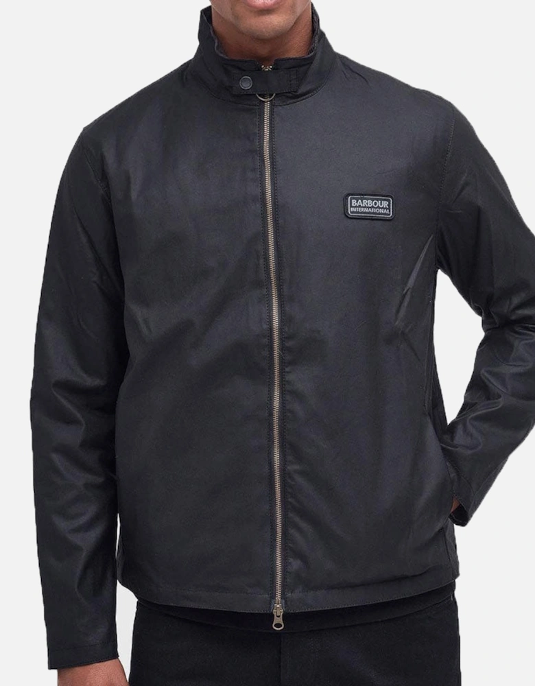 International Mind Wax Jacket - Black