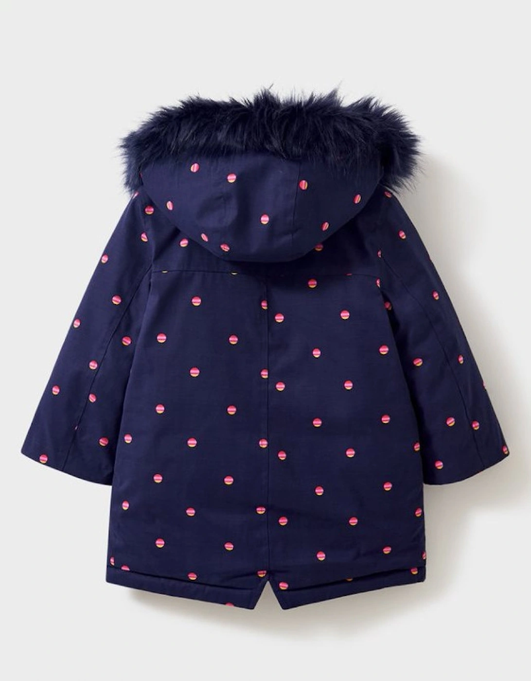 Girls Parka Hooded Padded Coat