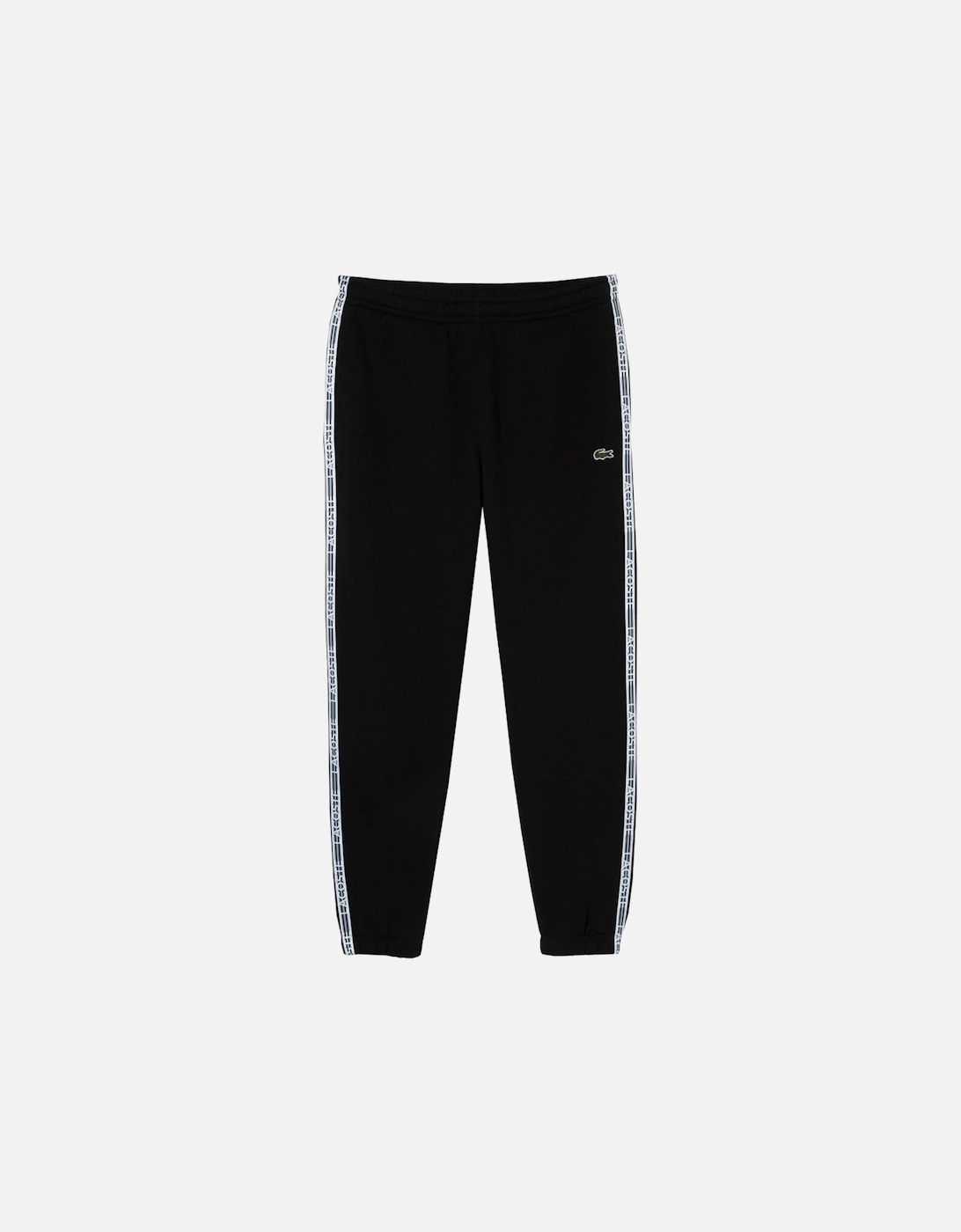 Men's Black Jogging Bottoms With Taping logo, 4 of 3