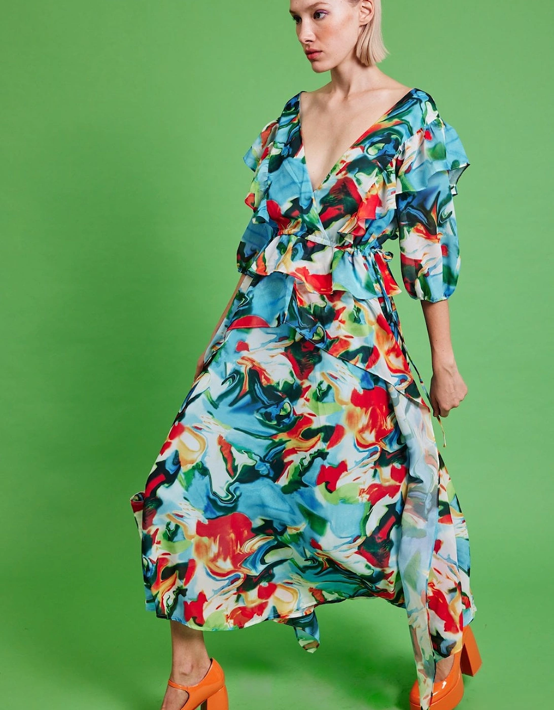 Tuscany Floral Maxi Dress, 6 of 5