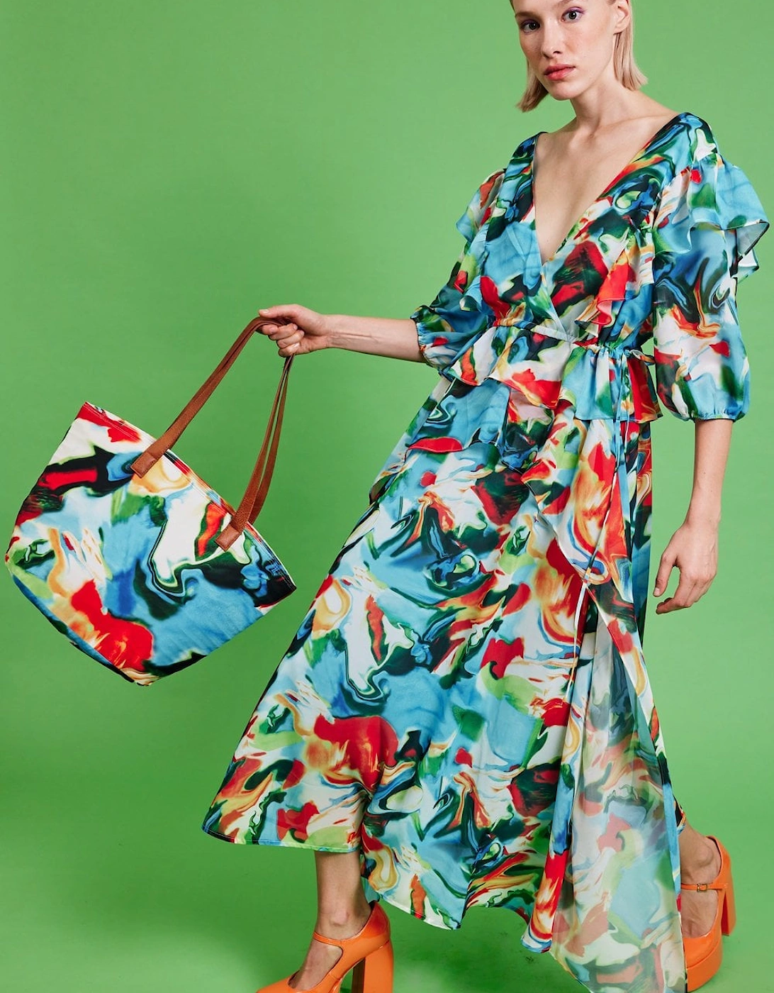 Tuscany Floral Maxi Dress