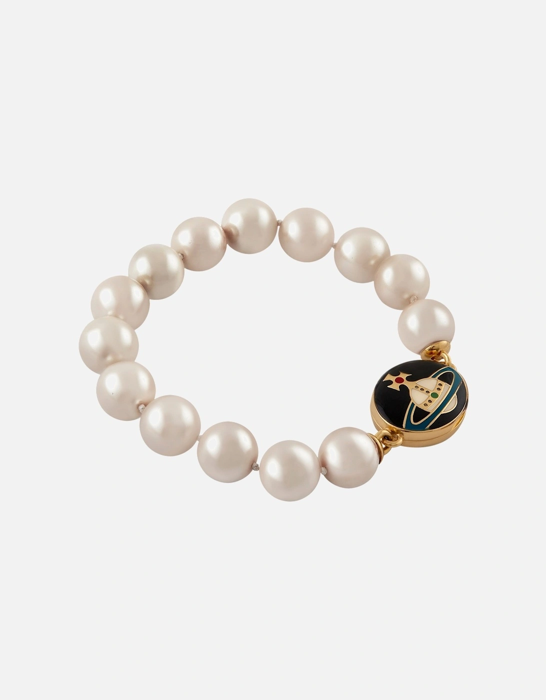 Loelia Large Pearl Gold Bracelet
