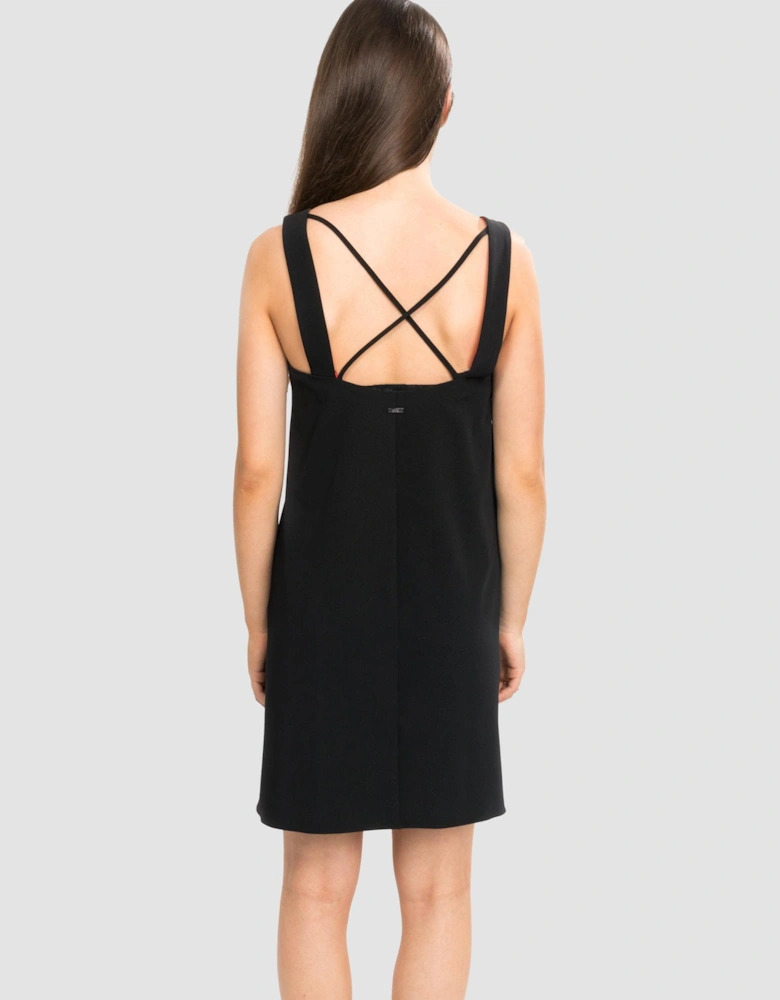 Cross Back Shift Dress