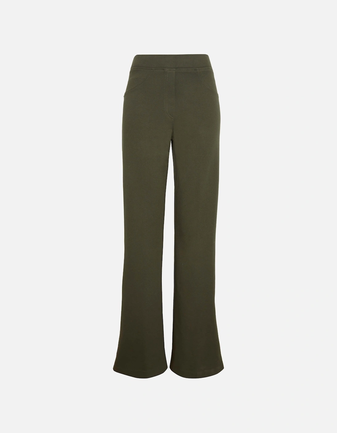 Boot Leg Trousers Green