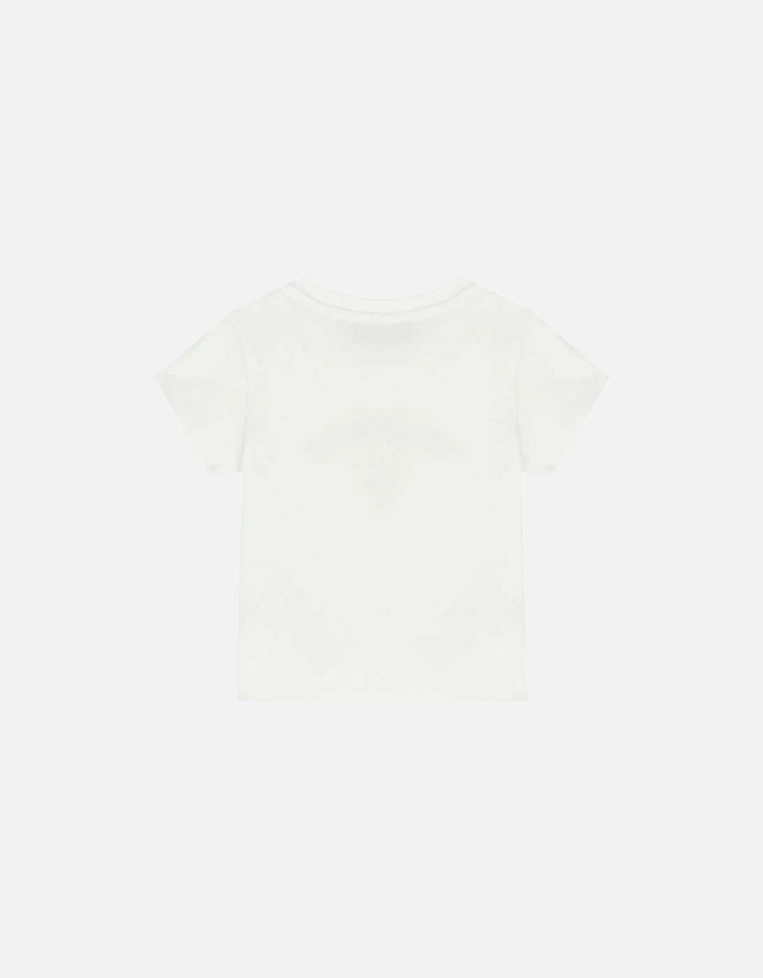 Kids Leo Teddy Bear-print T-shirt White