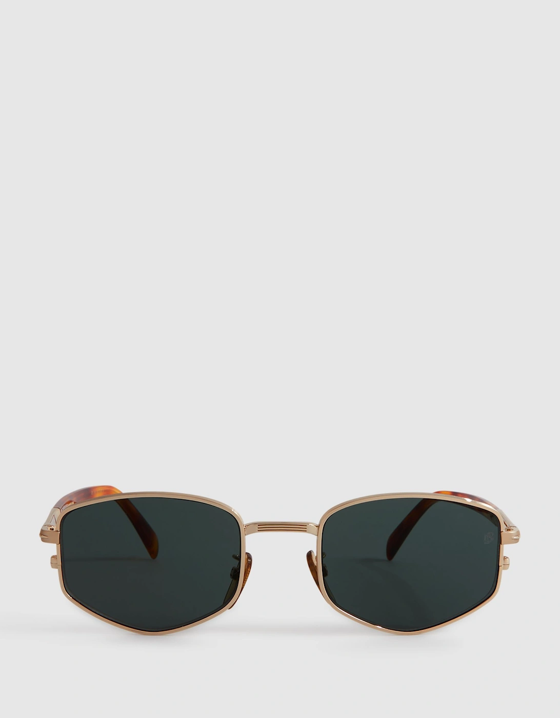 Eyewear by David Beckham Pentagonal Mottled Sunglasses, 2 of 1