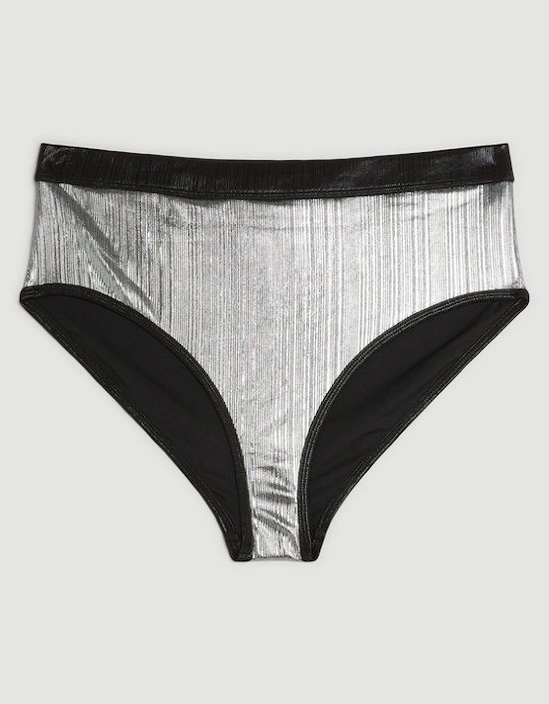 Silver Foiled Bikini Bottoms