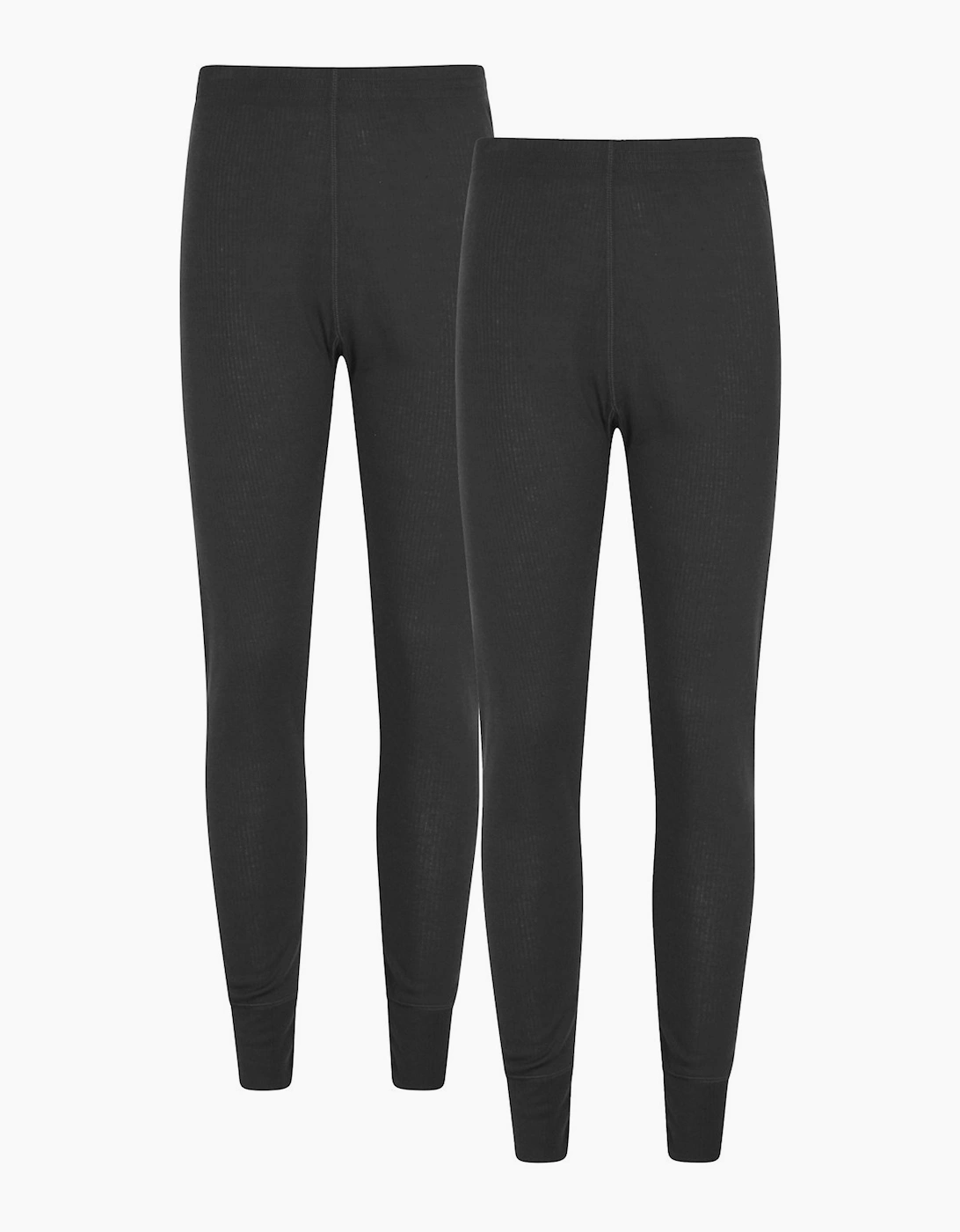 Mountain Warehouse Women's Mountain Warehouse Womens/Ladies Talus Thermal Base Layer Leggings (Pack of 2) - Black