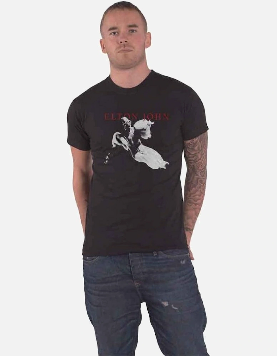 Elton John Unisex Adult Homage 1 Cotton T-Shirt, 4 of 3