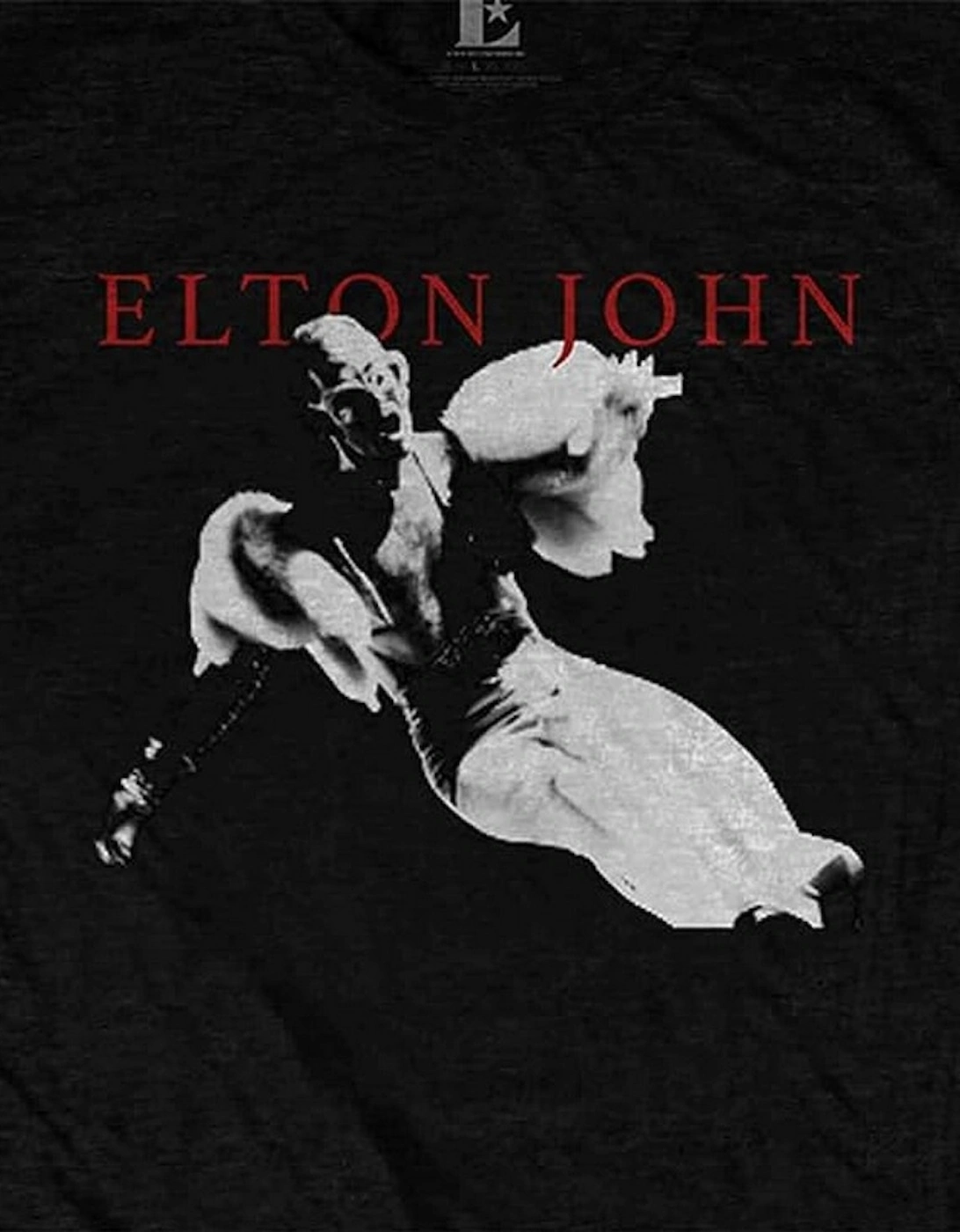 Elton John Unisex Adult Homage 1 Cotton T-Shirt