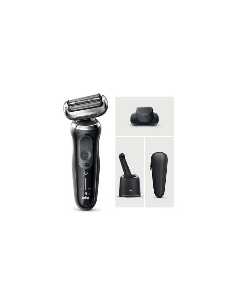 Series 7, 70-N7200cc Electric Shaver, Noir - Braun