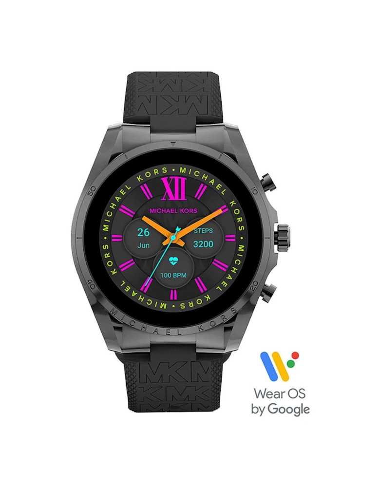 Bradshaw Black Silicone Dial Smart Watch
