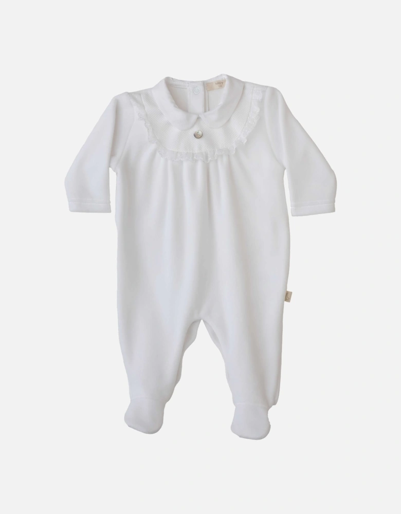 Baby Girls White Babygrow