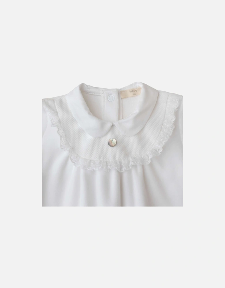 Baby Girls White Babygrow