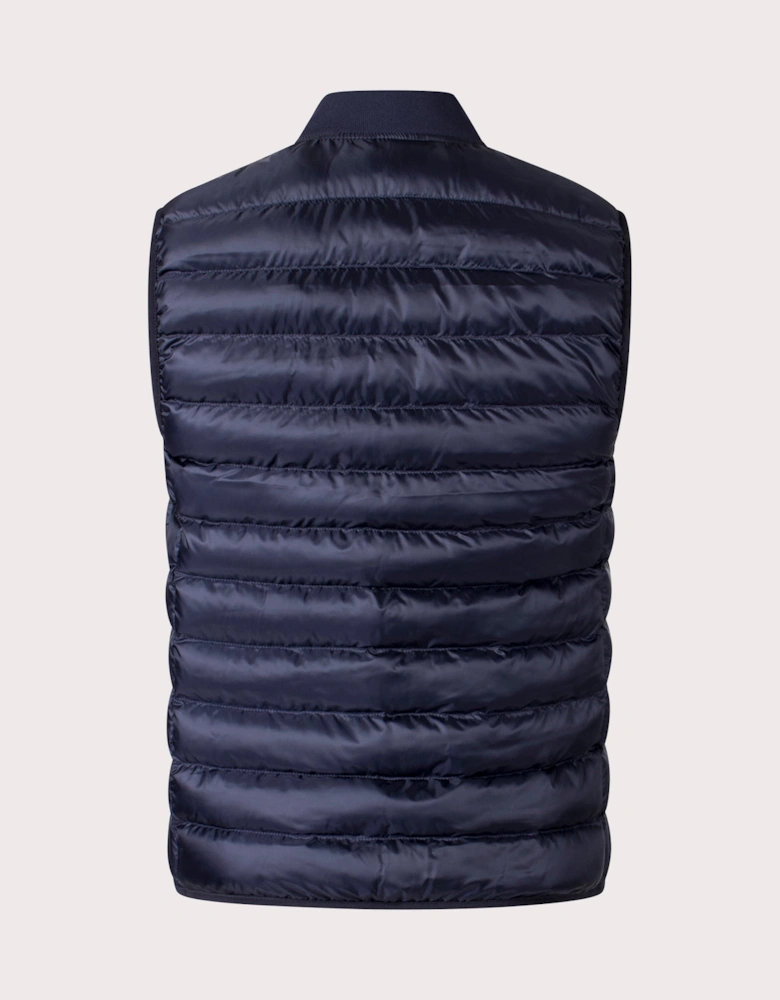 Padded Water-Repellent Vest Jacket