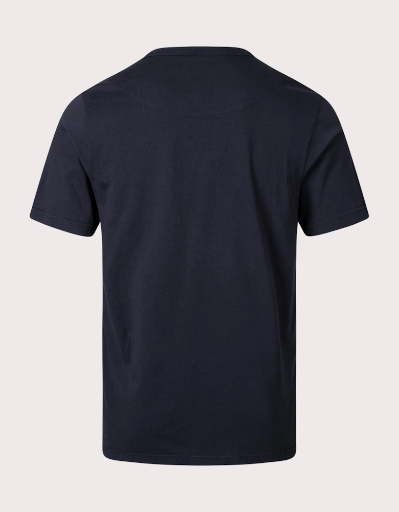 Wonderwall Paisley Print Logo T-Shirt