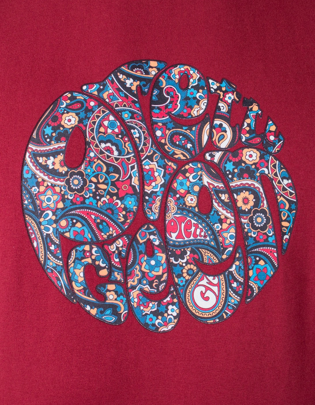 Wonderwall Paisley Print Logo T-Shirt
