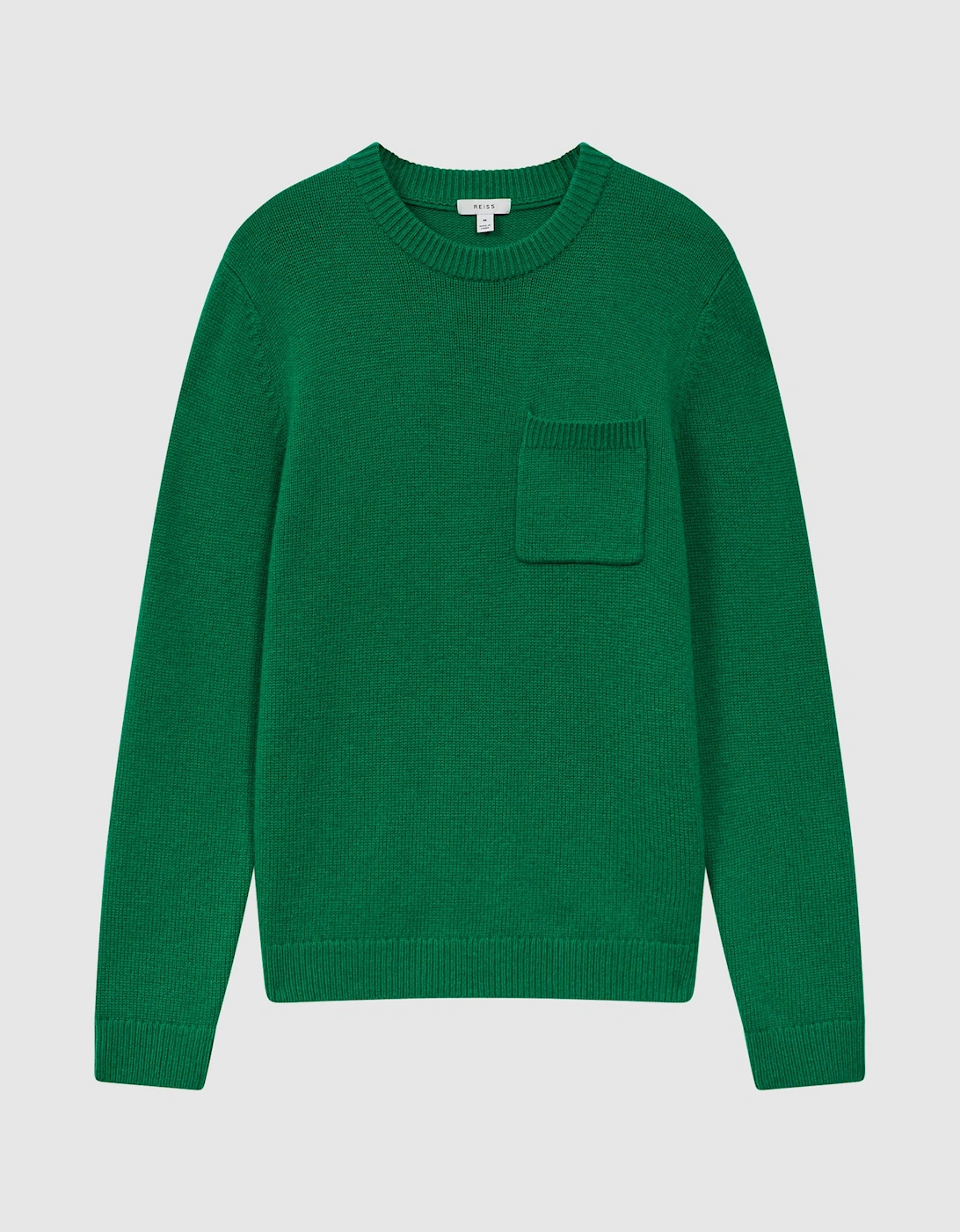 Wool Blend Chunky Crew Neck Jumper, 2 of 1