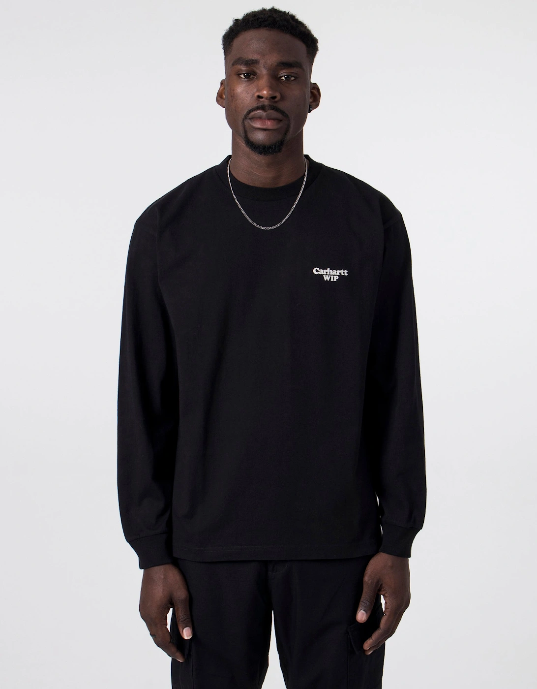 Relaxed Fit Long Sleeve Paisley T-Shirt