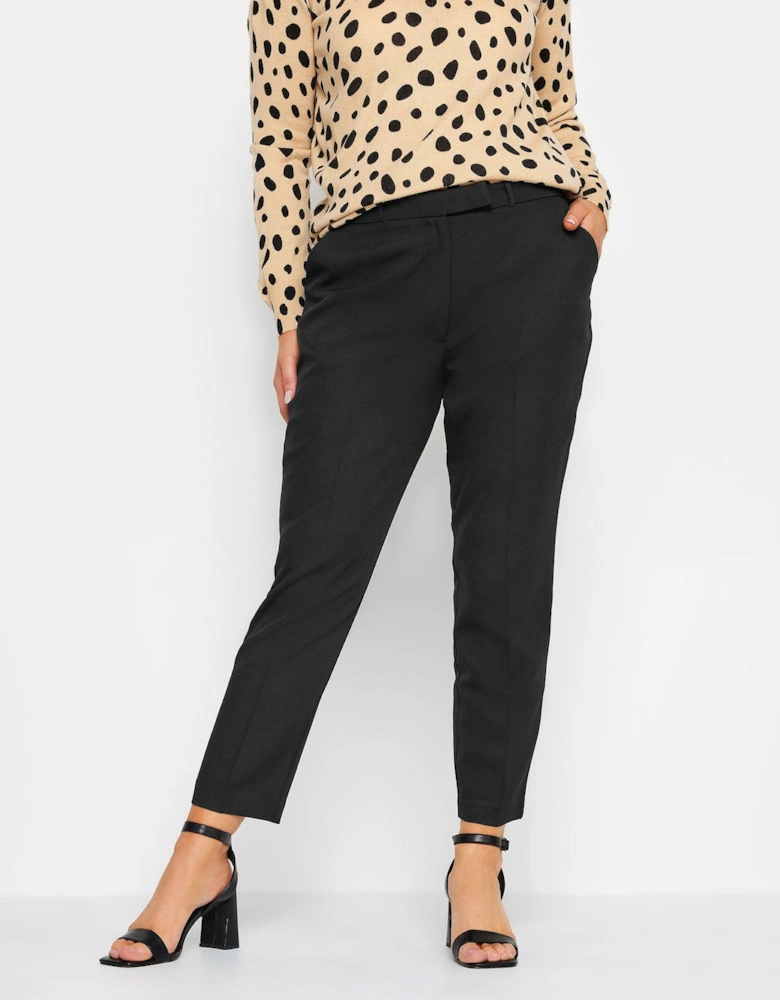 Petite Black Slim Crepe Trouser