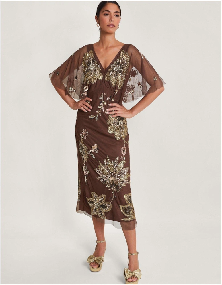 Fia Floral Embroidered Dress