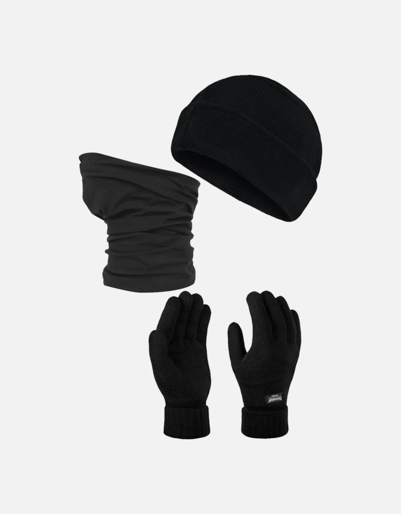 Mens Hat And Gloves Set