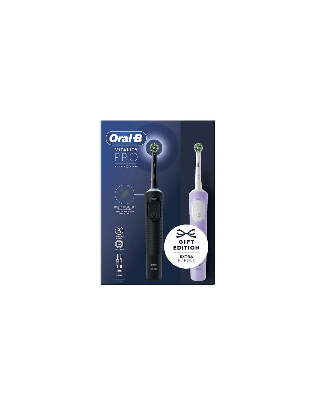 Vitality PRO Black and Lilac Duo Pack - Oral B, 2 of 1