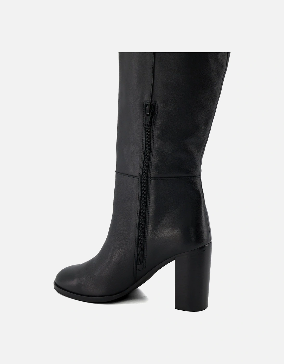 Ladies Sisily - Block-Heeled Knee-High Boots