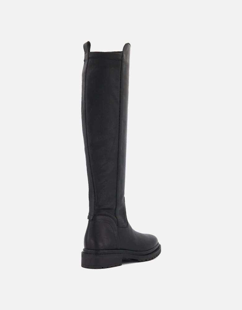 Ladies Tempar - Cleather-Sole Knee-High Boots