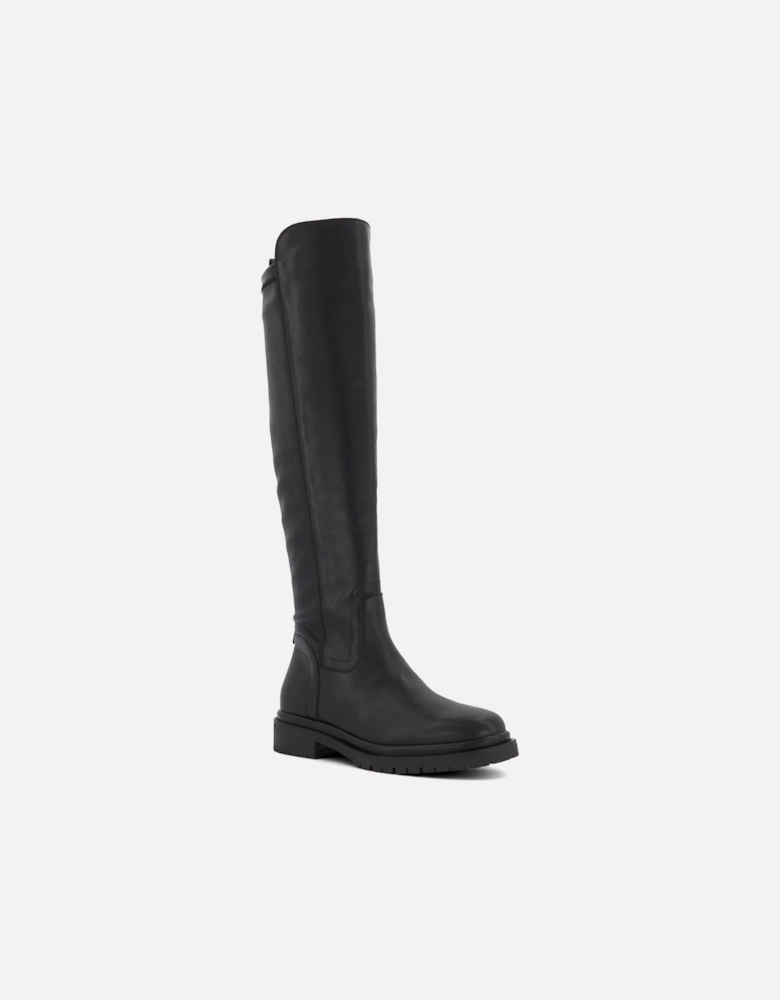 Ladies Tempar - Cleather-Sole Knee-High Boots