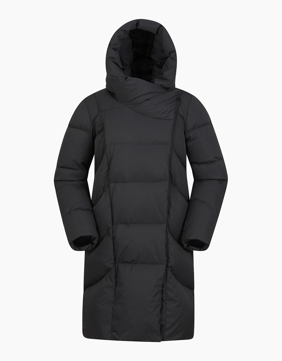 Mountain Warehouse Women's Black / Cosy Extreme Ii Wrap Down Jacket - Size 20