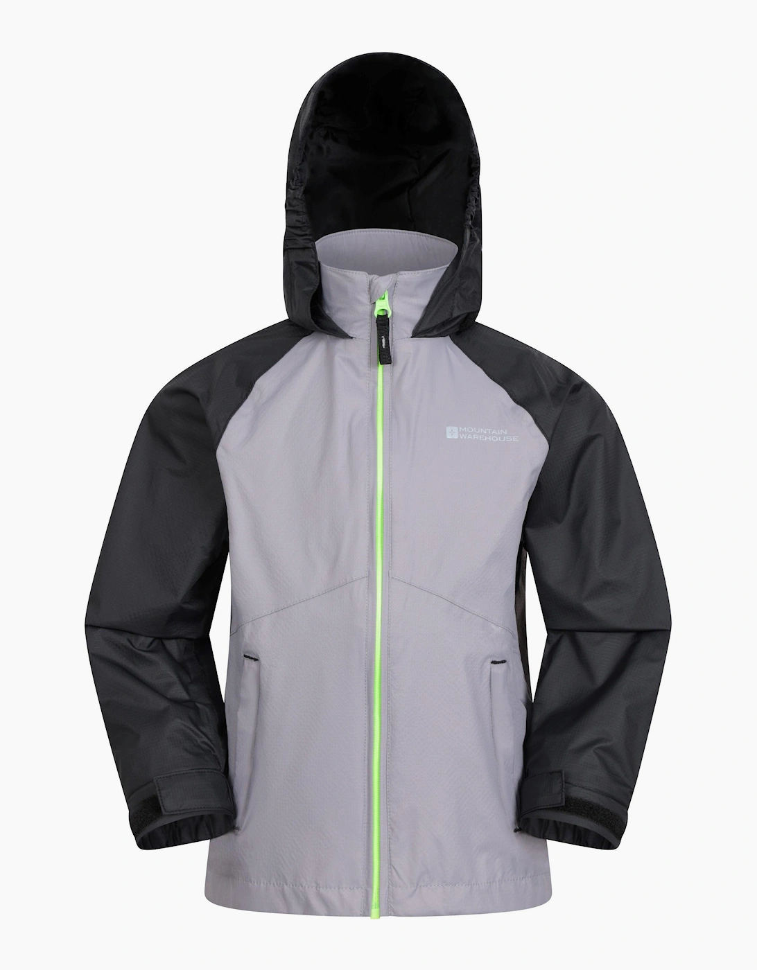 Mountain Warehouse Girls Grey Childrens/ Torrent Ii Waterproof Jacket - Size: 5 Years/6 Years Kids